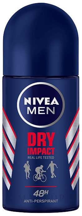 Deo Roll-on Antitranspirant - NIVEA MEN Dry Impact  — Bild 50 ml