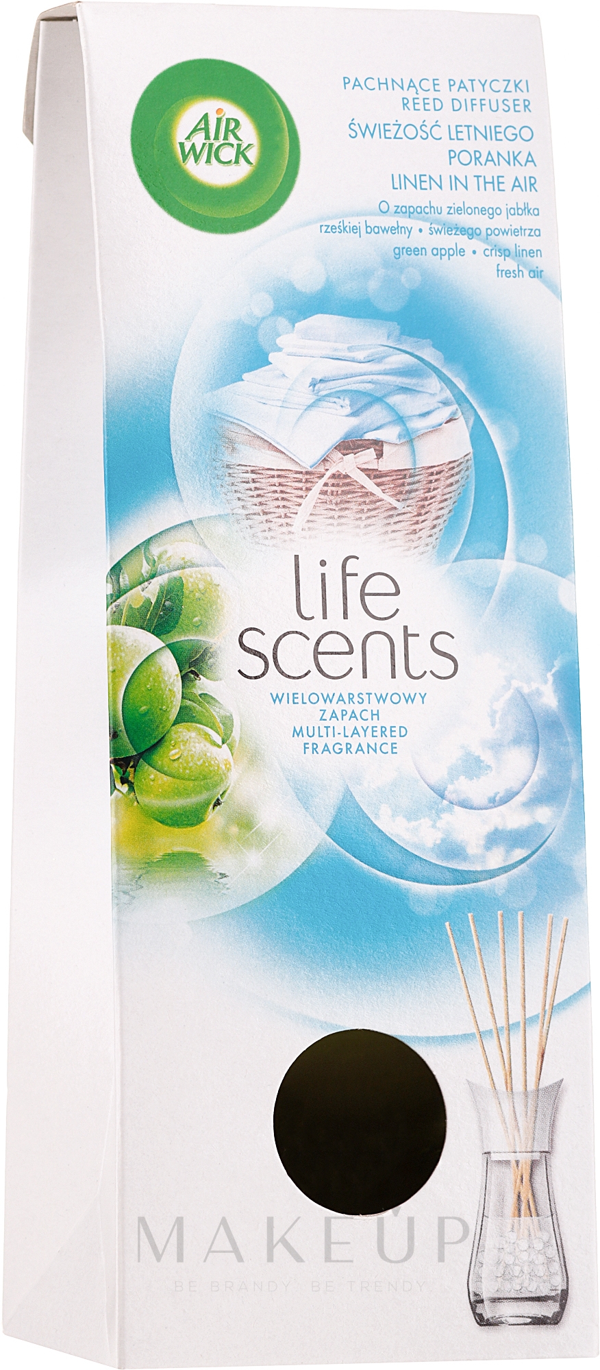 Raumerfrischer Linen In The Air - Air Wick Life Scents Linen In The Air Reed Diffuser — Bild 30 ml