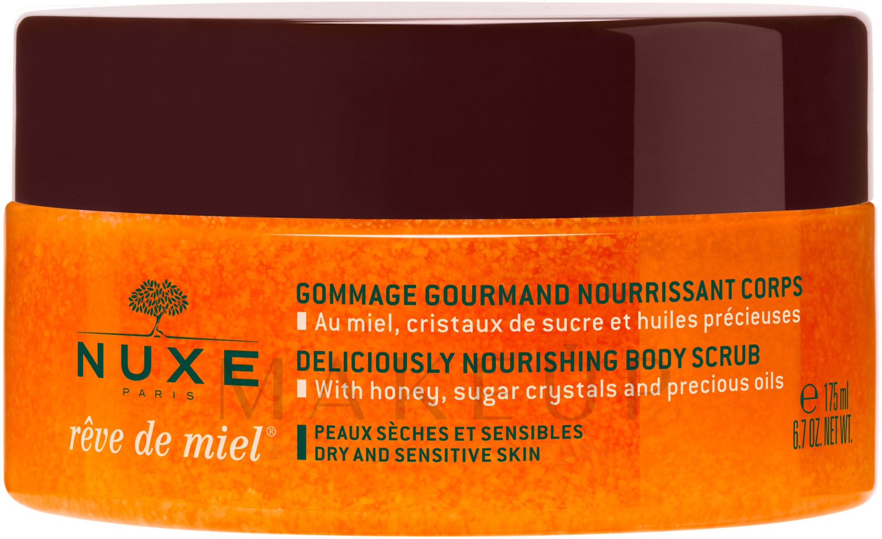 Glättendes Körperpeeling - Nuxe Reve de Miel Deliciously Nourishing Body Scrub — Bild 175 ml