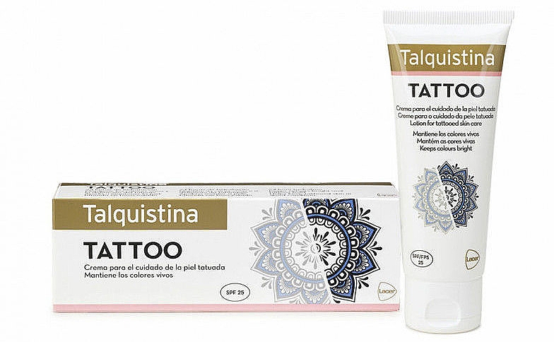 Creme für tätowierte Haut - Lacer Talquistina Tatoo Cream SPF25 — Bild N1