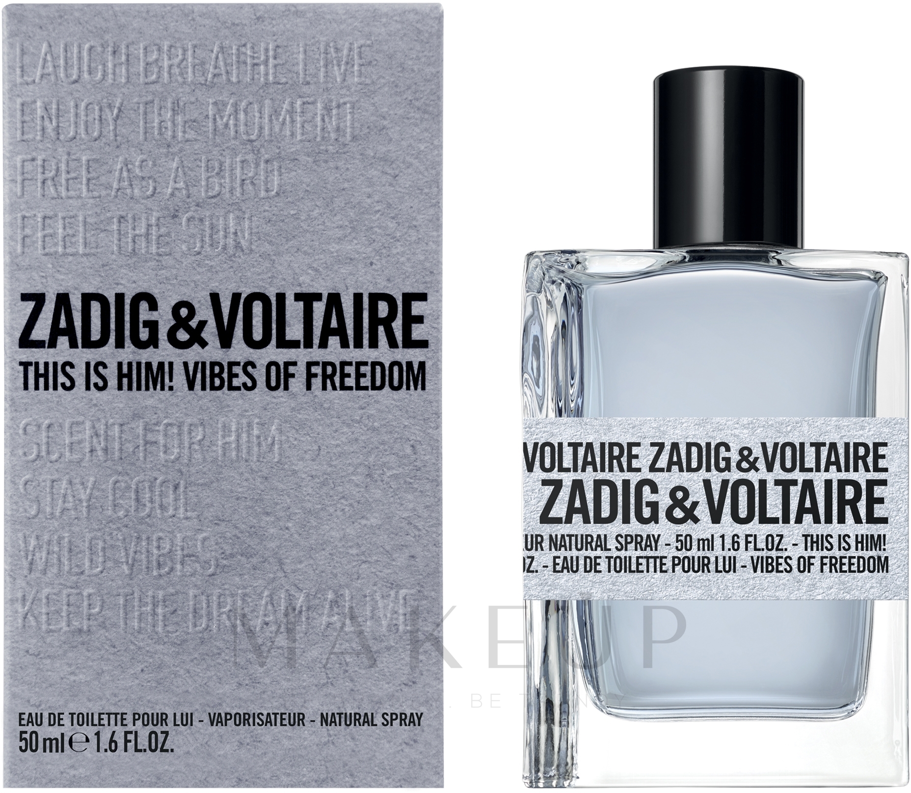Zadig & Voltaire This Is Him! Vibes Of Freedom - Eau de Toilette — Bild 50 ml