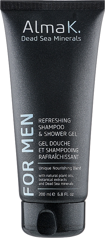 2in1 Erfrischendes Shampoo und Duschgel für Körper und Haar - Alma K For Men Refreshing Shampoo and Shower Gel — Bild N10