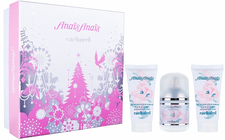 Cacharel Anais Anais - Duftset (Eau de Toilette 50ml + Körperlotion 50ml + Duschgel 50ml)