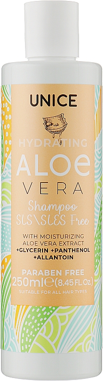 Shampoo mit Aloe Vera - Unice Hydrating Aloe Vera Shampoo — Bild N1