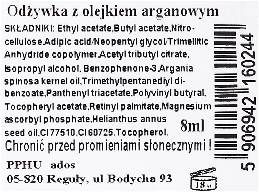 Nagelconditioner mit Arganöl - Ados — Bild N2