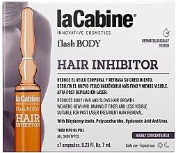 Körperampulle gegen unerwünschte Haare - La Cabine Flash Body Hair Inhibitor — Bild N1