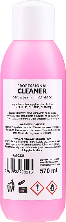 GESCHENK! Nagelentfetter Erdbeere - Ronney Professional Nail Cleaner Strawberry — Bild N3