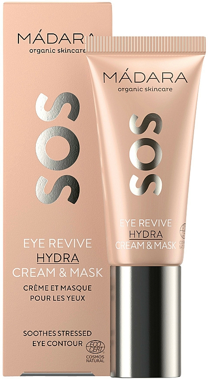 Creme-Maske für die Augenpartie - Madara Cosmetics SOS Eye Revive Hydra Cream & Mask — Bild N1