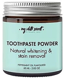 Aufhellendes Zahnpulver - My White Secret Toothpaste Powder Natural Whitening & Stain Removal — Bild N2