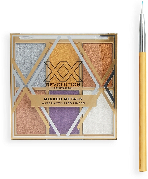 Make-up-Palette - XX Revolution Mixxed Metals Water Liner Palette — Bild N3