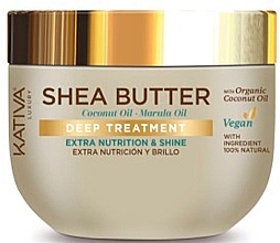 Düfte, Parfümerie und Kosmetik Haarmaske - Kativa Shea Butter Coconut & Marula Oil Deep Treatment