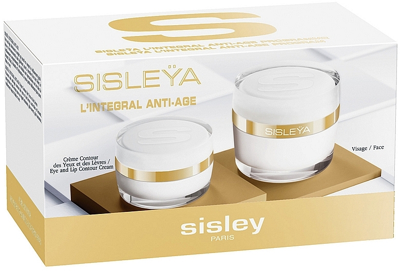 Gesichtspflegeset - Sisley L'Integral Anti-Age Face-Eye Set (Gesichtscreme 50ml + Lippen- und Augenkonturcreme 15ml) — Bild N1