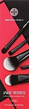 Düfte, Parfümerie und Kosmetik Make-up Pinselset 5-tlg. - Eigshow Jade Series Essential Brush Set Black 