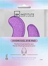 Hydrogel-Augenpads mit Glitzer - IDC Institute Glitter Hydrogel Eye Pad Purple — Bild N1