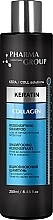Haarshampoo mit Keratin und Kollagen - Pharma Group Laboratories Keratin + Collagen Redensifying Shampoo — Bild N1