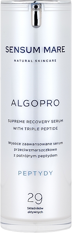Anti-Falten-Serum mit Dreifachpeptid 4,5% - Sensum Mare Algopro Supreme Anti-Wrinkle Serum With Triple Peptide  — Bild N1