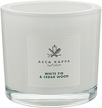 Düfte, Parfümerie und Kosmetik Duftkerze White Fig & Cederwood - Acca Kappa Scented Candle