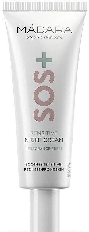 Nachtcreme für das Gesicht - Madara Cosmetics SOS+ Sensitive Night Cream — Bild N1