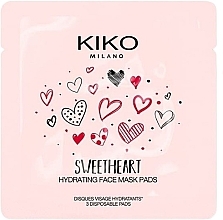 Düfte, Parfümerie und Kosmetik Tuchmaske - Kiko Milano Sweetheart Face Mask Pads