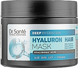 Düfte, Parfümerie und Kosmetik Feuchtigkeitsspendende Haarmaske - Dr. Sante Hyaluron Hair Deep Hydration Mask