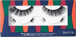 Düfte, Parfümerie und Kosmetik Falsche Wimpern - Black Up Magnetic False Lashes Full Strip M