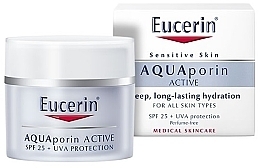 Feuchtigkeitsspendende Gesichtscreme für alle Hauttypen SPF 25 - Eucerin AquaPorin Active Deep Long-lasting Hydration For All Skin Types SPF 25 + UVA — Bild N4