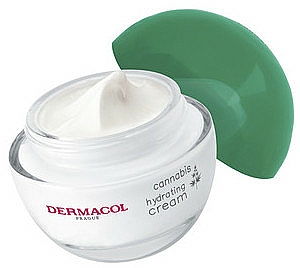 Beruhigende und feuchtigkeitsspendende Gesichtscreme mit Hanföl - Dermacol Cannabis Hydrating Cream — Bild N4