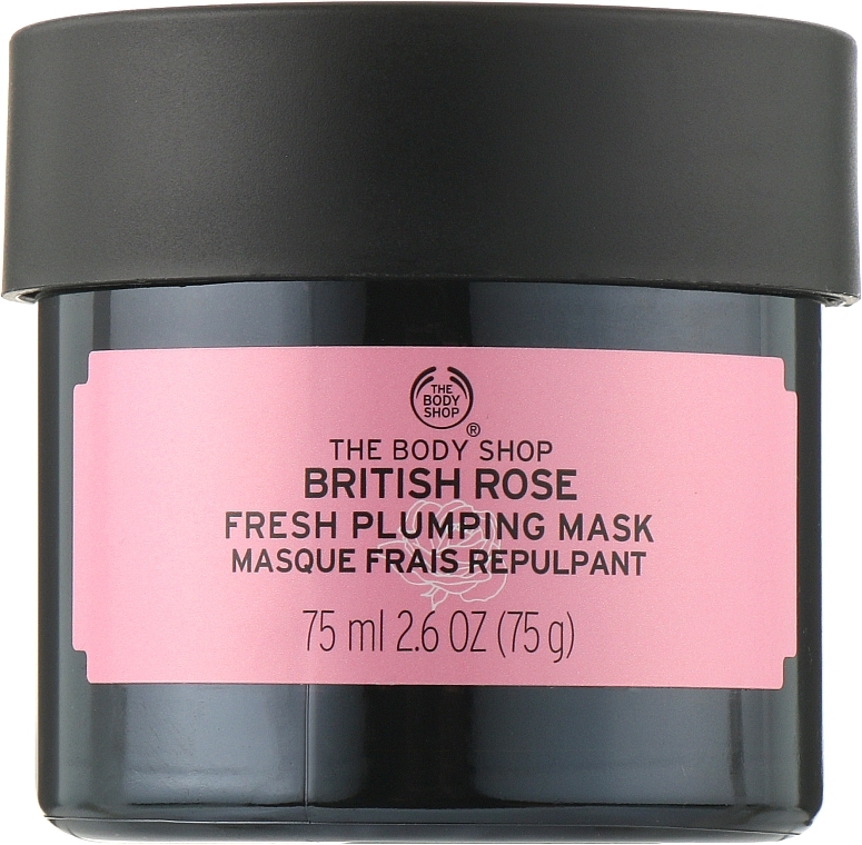 Feuchtigkeitsspendende Gesichtsmaske mit Rosenextrakt, Hagebuttenöl und Aloe Vera - The Body Shop British Rose Fresh Plumping Mask — Bild N3