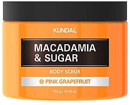 Düfte, Parfümerie und Kosmetik Körperpeeling mit pink Grapefruitduft - Kundal Macadamia&Sugar Body Scrub Pink Grapefruit