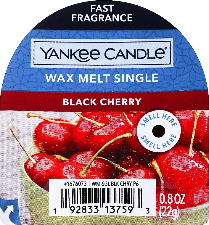 Duftwachs Black Cherry - Yankee Candle Black Cherry Wax Melt — Bild N1