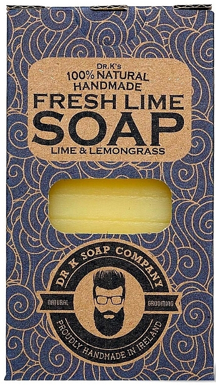 Körperseife Frische Limette - Dr K Soap Company Fresh Lime Body Soap XL  — Bild N1