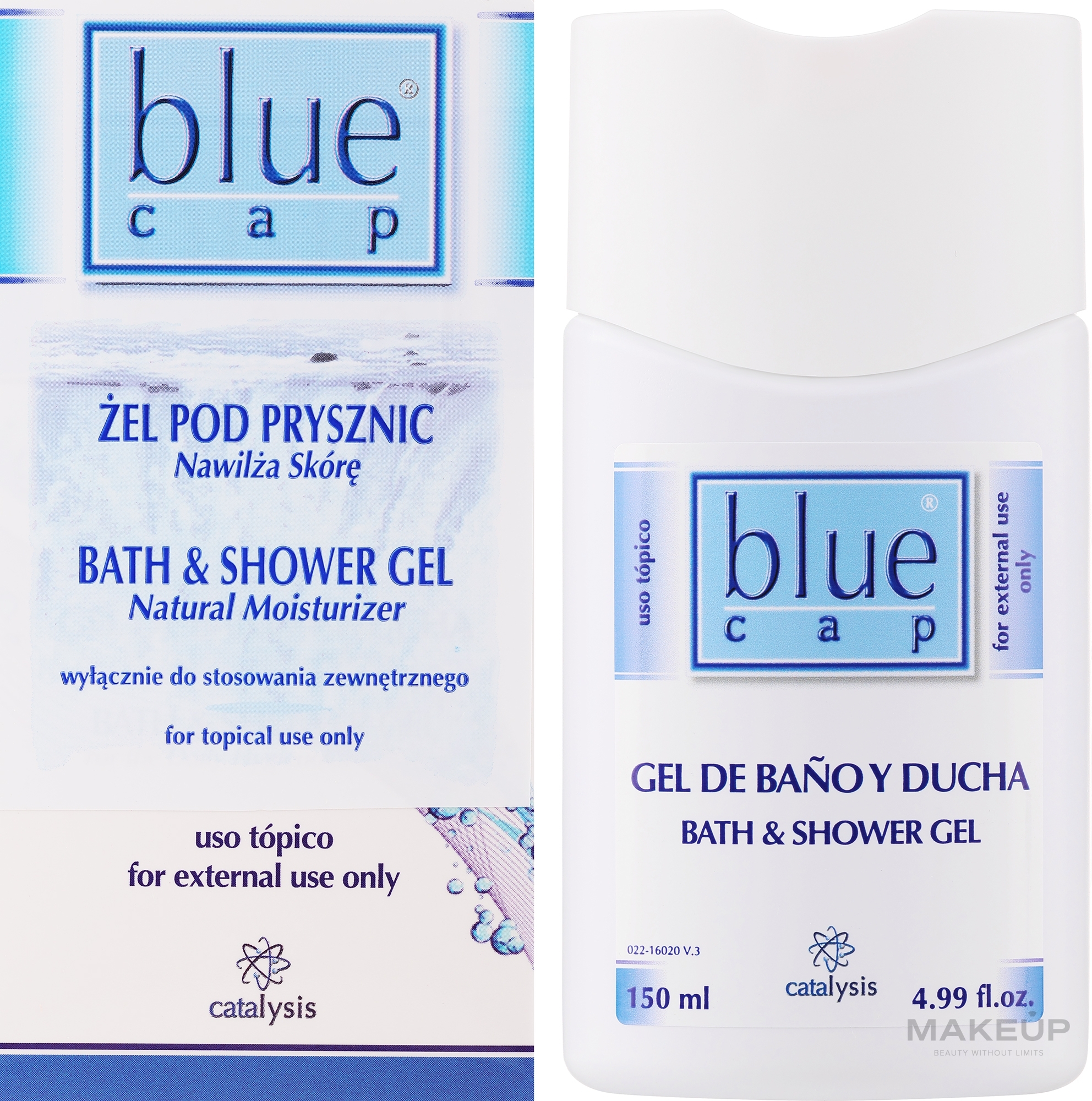 Bade- und Duschgel zur täglichen Hautpflege bei Psoriasis - Catalysis Blue Cap Bath & Shower Gel — Bild 150 ml