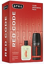 STR8 Red Code - Duftset (After Shave Lotion 50 ml + Körperspray 150 ml)  — Bild N1