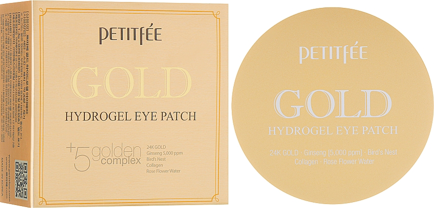 Hydrogel-Augenpatches mit Gold-Komplex - Petitfee & Koelf Gold Hydrogel Eye Patch — Foto N2