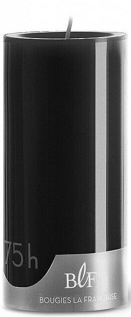 Kerze Zylinder Durchmesser 7 cm Höhe 15 cm - Bougies La Francaise Cylindre Candle Black — Bild N1