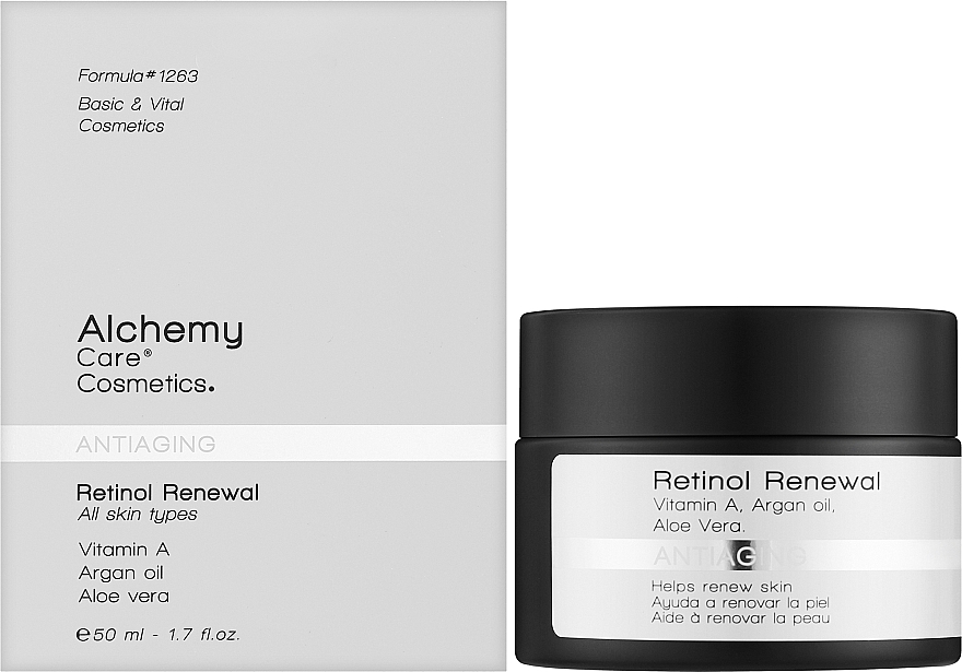 Erneuernde Gesichtscreme mit Retinol für die Nacht - Alchemy Care Cosmetics Antiaging Retinol Renewal — Bild N2