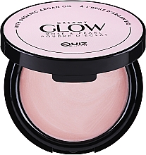 Creme-Rouge-Highlighter - Quiz Cosmetics Glow Compact Powder — Bild N1