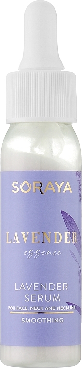Glättendes Serum für Gesicht, Hals und Dekolleté mit Lavendelhydrolat und Squalan - Soraya Lavender Essence — Bild N1