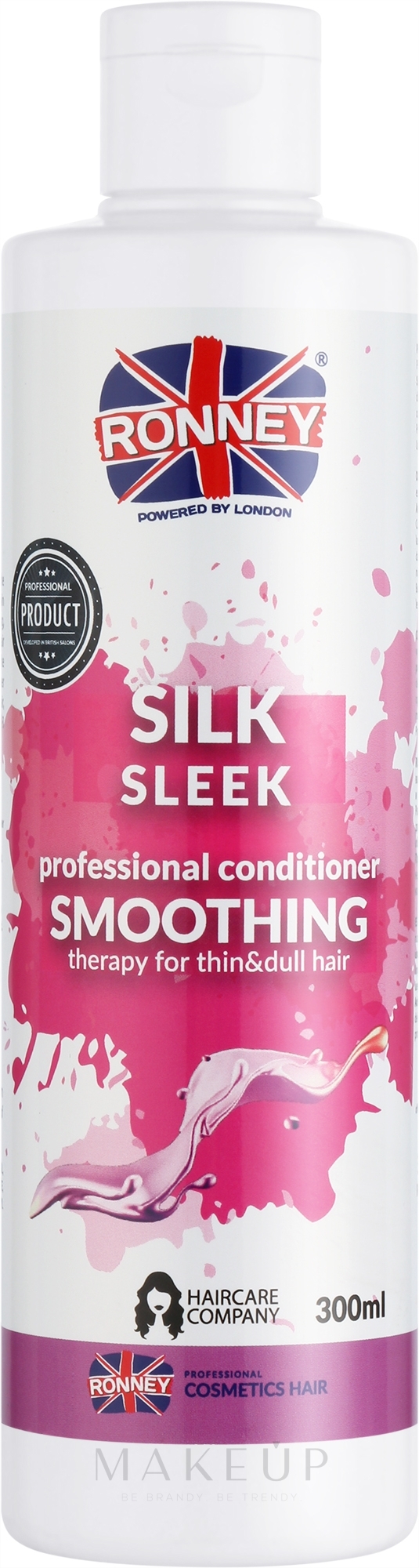 Conditioner mit Seidenproteinen - Ronney Professional Silk Sleek Smoothing Conditioner  — Bild 300 ml
