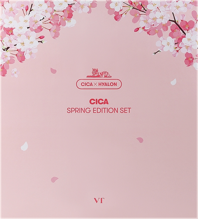 Set mit 6 Produkten - VT Cosmetics Cica Spring Edition Set (Gesichtscreme, Gesichtsemulsion, Gesichtsmaske, Gesichtsserum, Tönungs-Make-up Base) — Bild N1