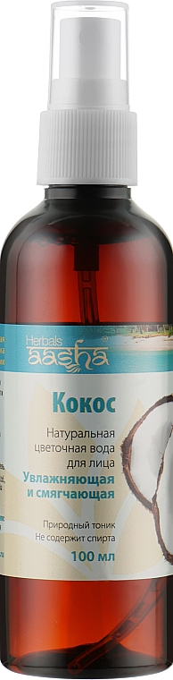 Natürliches Blumenwasser Kokosnuss - Aasha Herbals — Bild N1