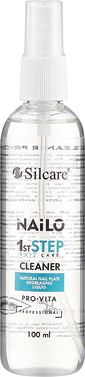Professionelle Entfettungsflüssigkeit für Nägel - Silcare Nailo Pro-Vita — Bild N1