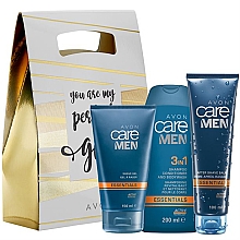 Gesichtspflegeset - Avon Care Man (Shampoo und Balsam 200ml + Rasiergel 150ml + After Shave Balsam 100ml) — Bild N1