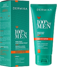 Düfte, Parfümerie und Kosmetik Feuchtigkeitsspendende Gesichtscreme - Dermika 100% For Men Powerstarter Moisturising Hydrocream 2 in 1