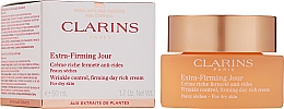 Düfte, Parfümerie und Kosmetik Gesichtscreme für den Tag - Clarins Extra-Firming Day Rich Cream For Dry Skin