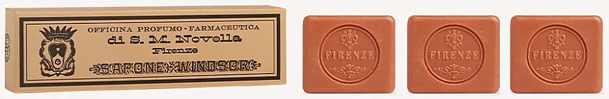 Set - Santa Maria Novella Windsor Soap Box (soap/3x50g) — Bild N2