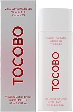 Getönte Sonnenschutzcreme - Tocobo Vita Tone Up Sun Cream SPF50+ PA++++ — Bild N2