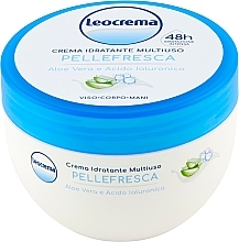 Körpercreme mit Aloe Vera - Leocrema Cream Face Body Hands With Aloe Vera and Hyaluronic Acid — Bild N2