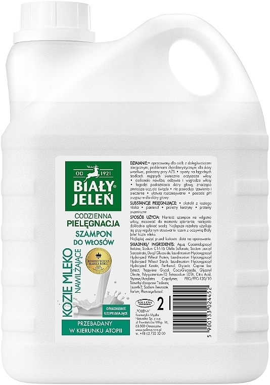 Hypoallergenes Shampoo mit Ziegenmilch - Bialy Jelen Hypoallergenic Shampoo Goat Milk — Bild N4