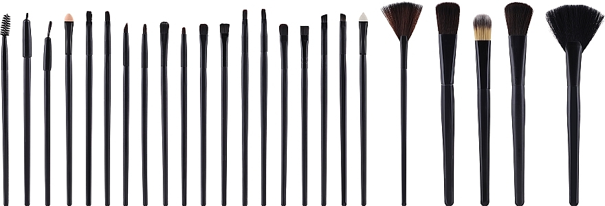 Make-up Pinselset in Etui 24 St. - Lewer Brushes 24 Wood — Bild N1
